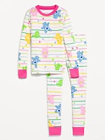 Licensed Graphic Snug-Fit Pajama Set for Girls