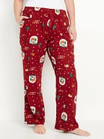 Mid-Rise Flannel Pajama Pants