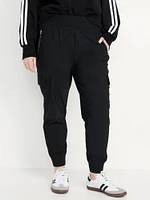 High-Waisted SleekTech Cargo Joggers