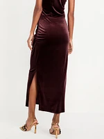 Velvet Maxi Skirt