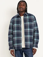 Sherpa-Lined Quilted Shacket