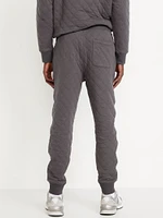 Loose Quilted Fleece Joggers