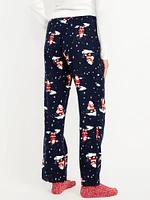 Mid-Rise Flannel Pajama Pants