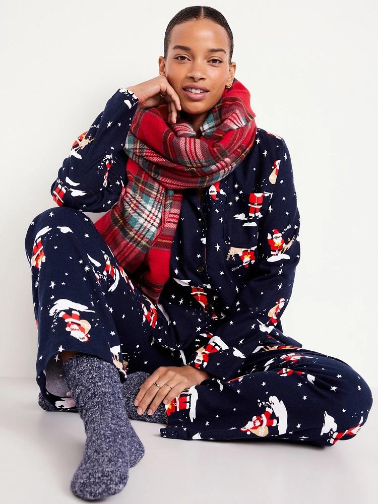 Flannel Pajama Set for Women