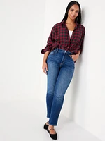 Flannel Boyfriend Button-Down Shirt