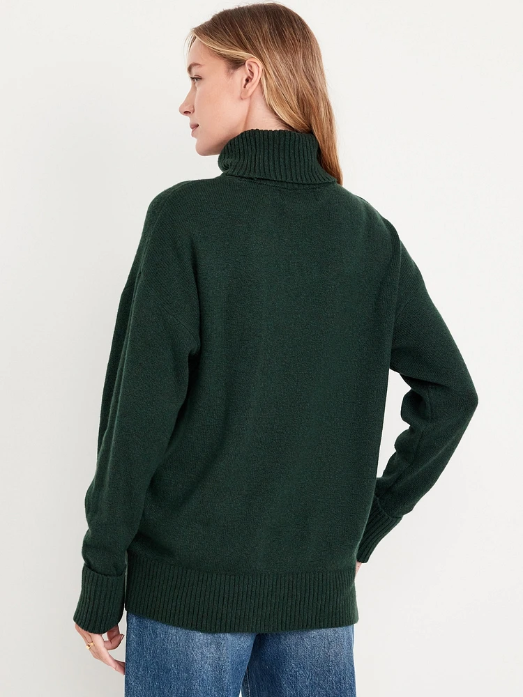 SoSoft Turtleneck Tunic Sweater