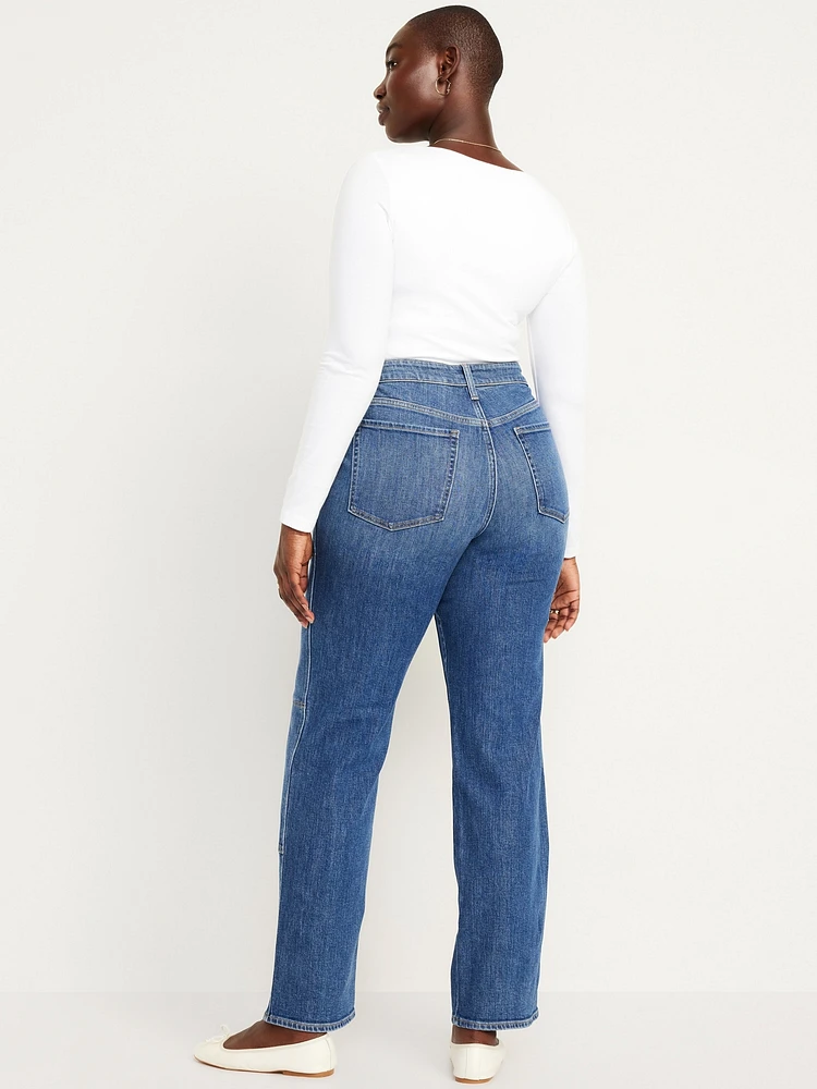 High-Waisted OG Loose Utility Jeans