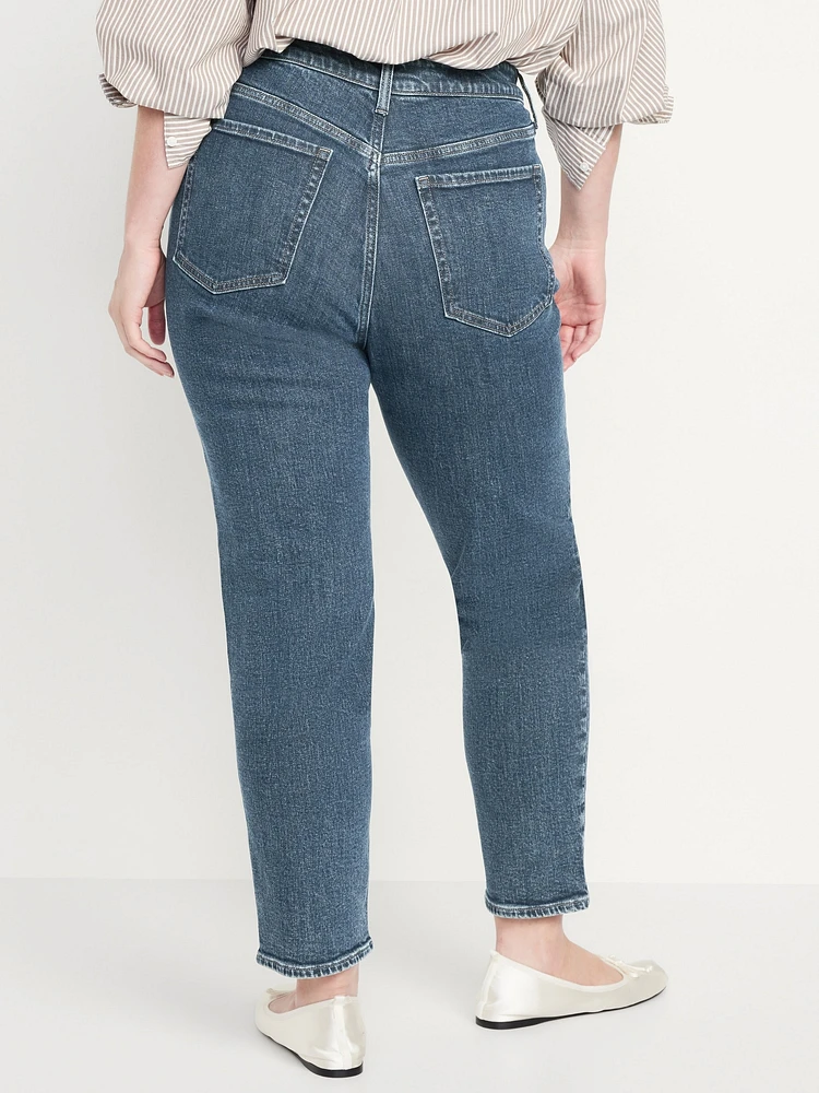 High-Waisted OG Straight Ankle Jeans