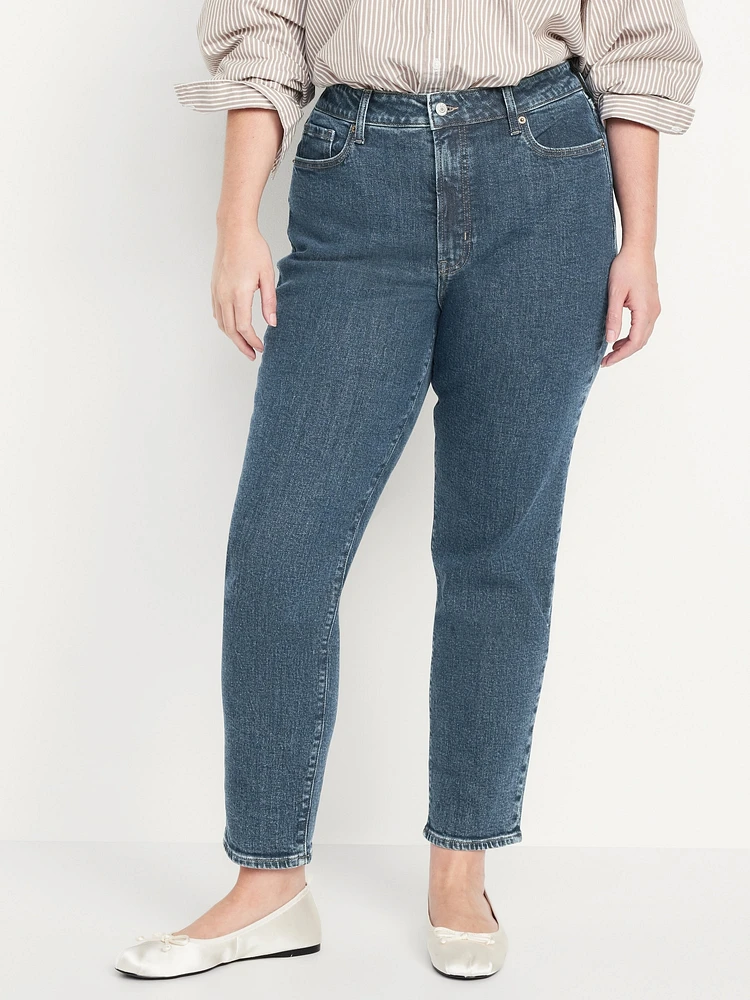 High-Waisted OG Straight Ankle Jeans