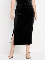 Velvet Maxi Skirt