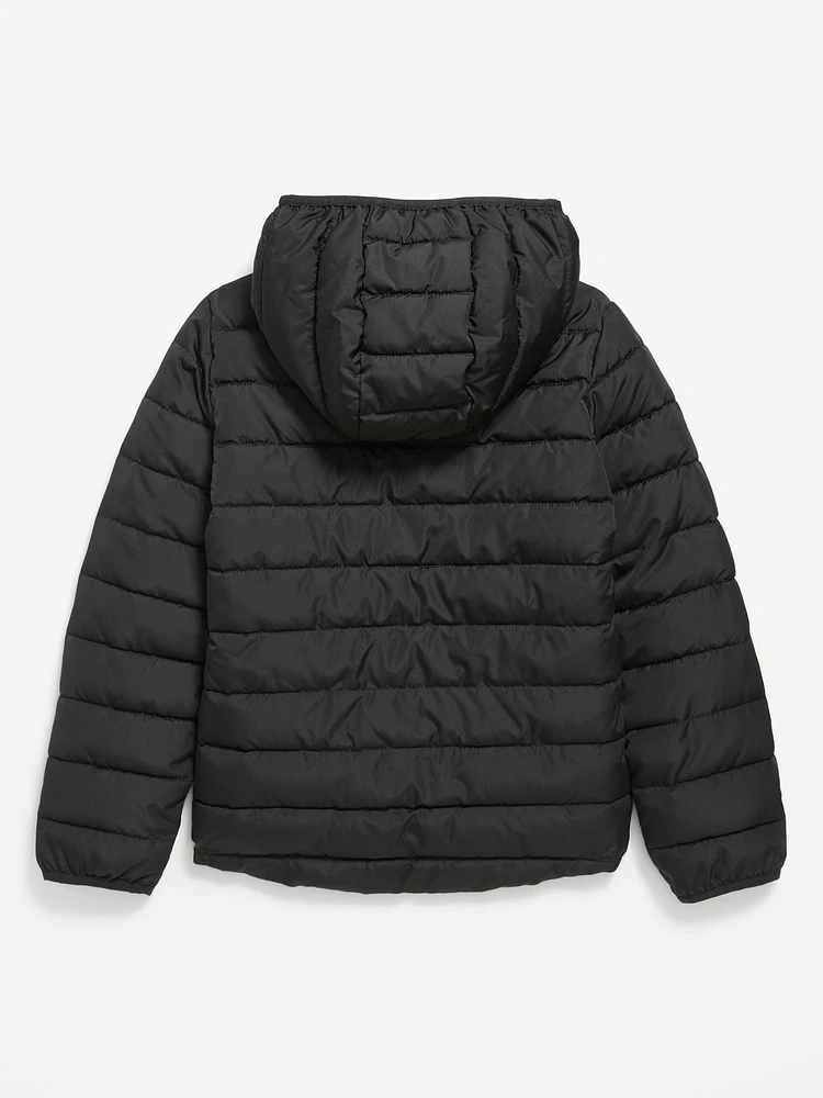 Water-Resistant Narrow-Channel Puffer Jacket for Girls