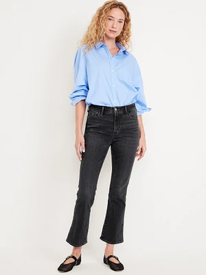 High-Waisted Flare Jeans