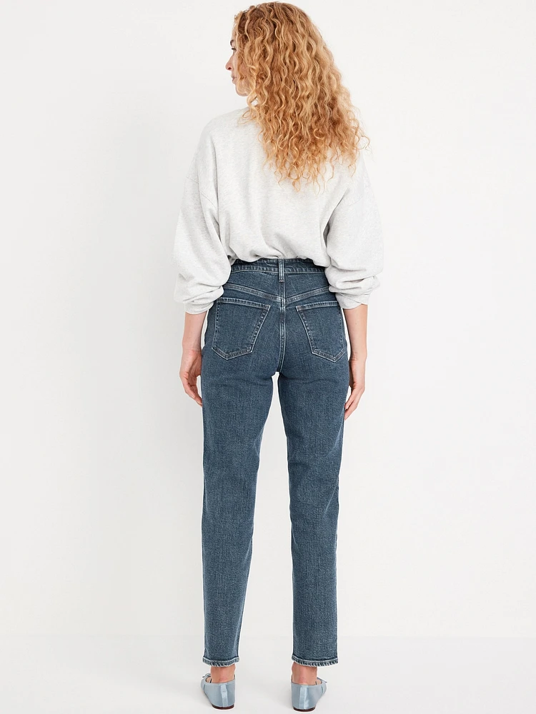 High-Waisted OG Straight Ankle Jeans