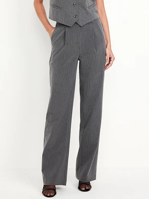 Extra High-Waisted Taylor Wide-Leg Trouser Pants