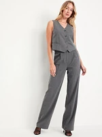 Extra High-Waisted Taylor Wide-Leg Trouser Pants