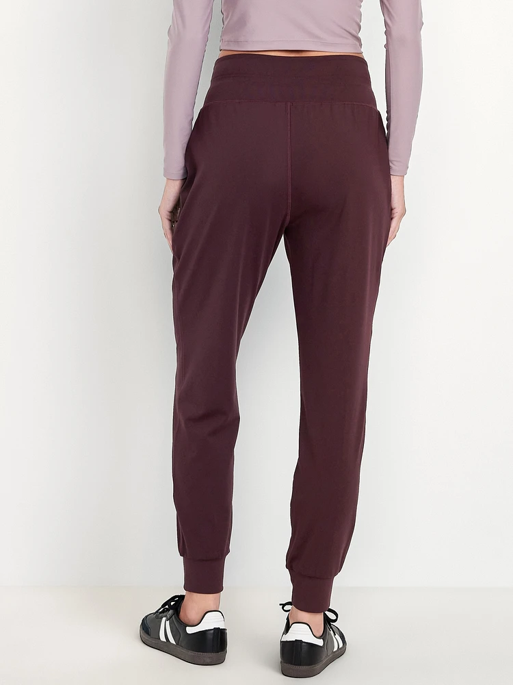 High-Waisted PowerSoft Seamed Joggers