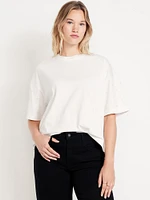 Oversized Crew-Neck Embellished T-Shirt