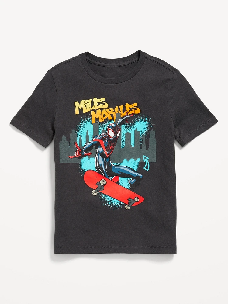 Spider-Man™ Miles Morales Gender-Neutral Graphic T-Shirt for Kids