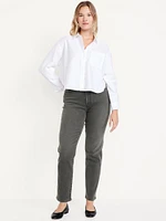 High-Waisted Built-In Warm OG Straight Jeans