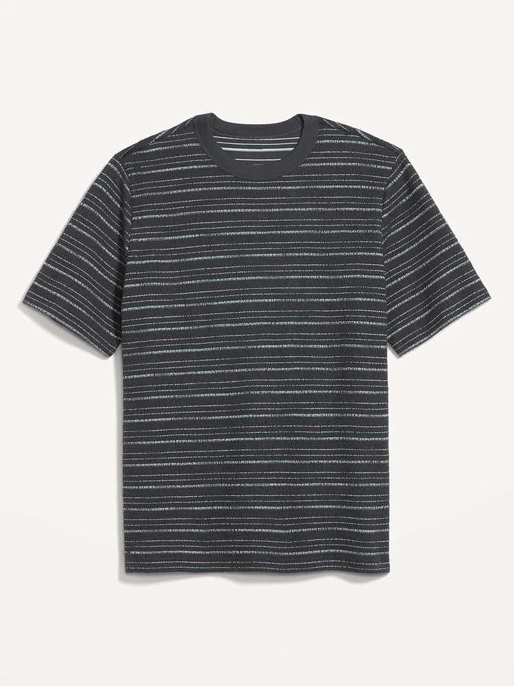 Textured-Bouclé T-Shirt