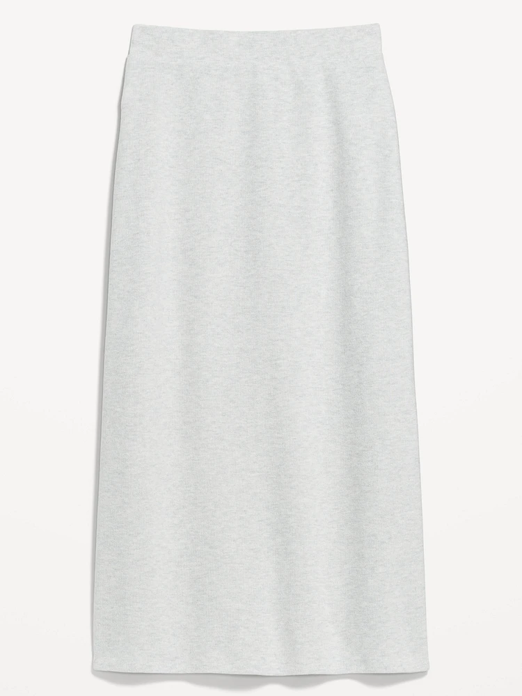 Cozy Maxi Column Skirt
