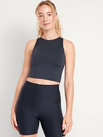 CloudComfy High-Neck Longline Sports Bra