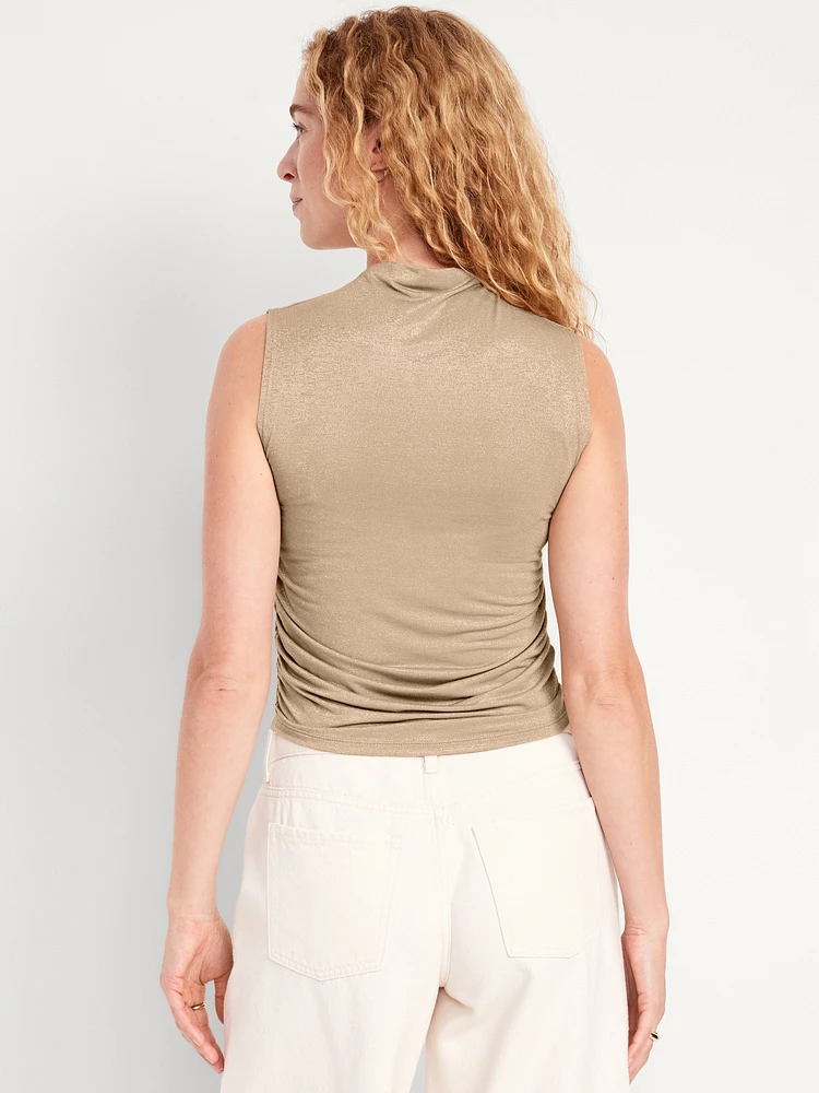 Ruched Shine Top