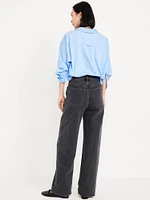 Extra High-Waisted Sky-Hi Wide-Leg Jeans