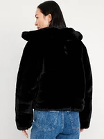 Faux-Fur Zip Jacket