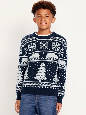 Crew-Neck Sweater for Boys