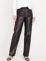 High-Waisted Shine OG Loose Jeans