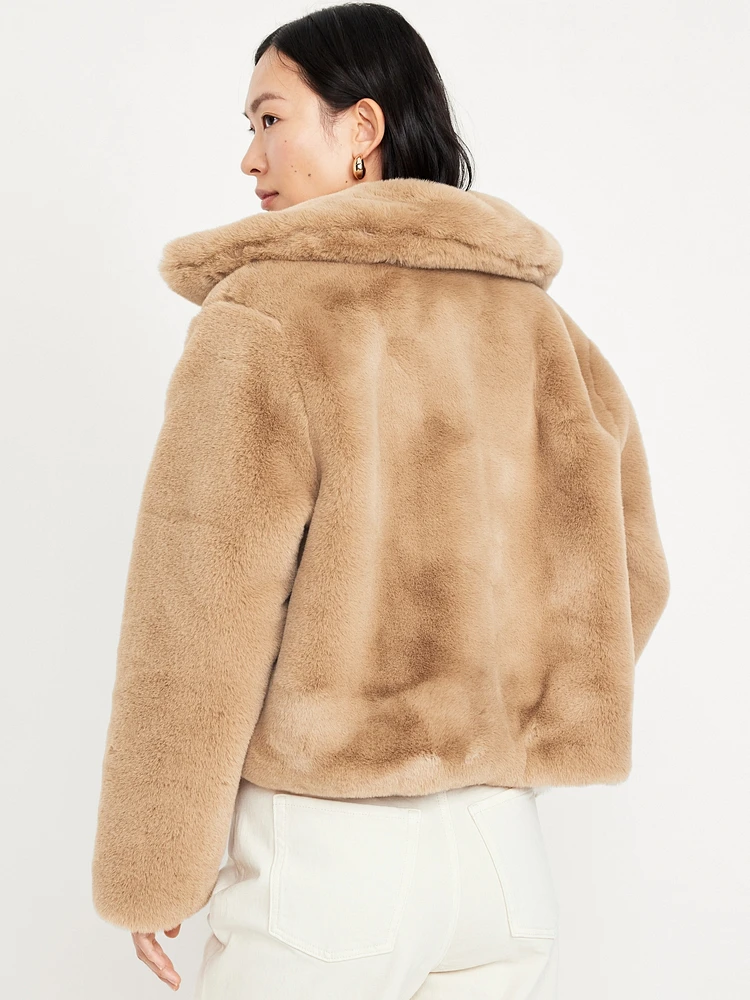 Faux-Fur Zip Jacket