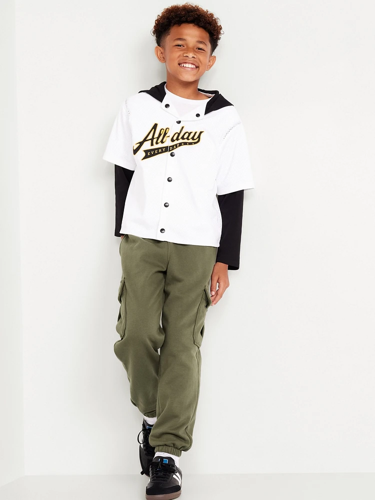 Baggy Cargo Jogger Sweatpants for Boys