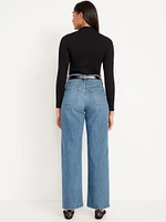 Curvy Extra High-Waisted Sky-Hi Wide-Leg Jeans