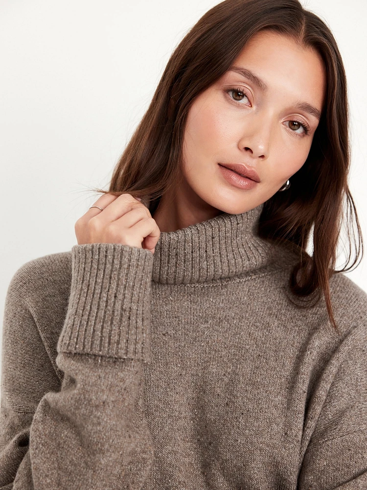 SoSoft Turtleneck Tunic Sweater