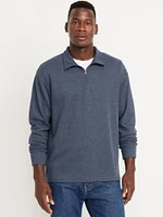 French Rib Quarter-Zip Sweater