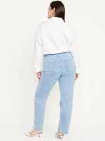 High-Waisted OG Loose Rhinestone-Embellished Jeans