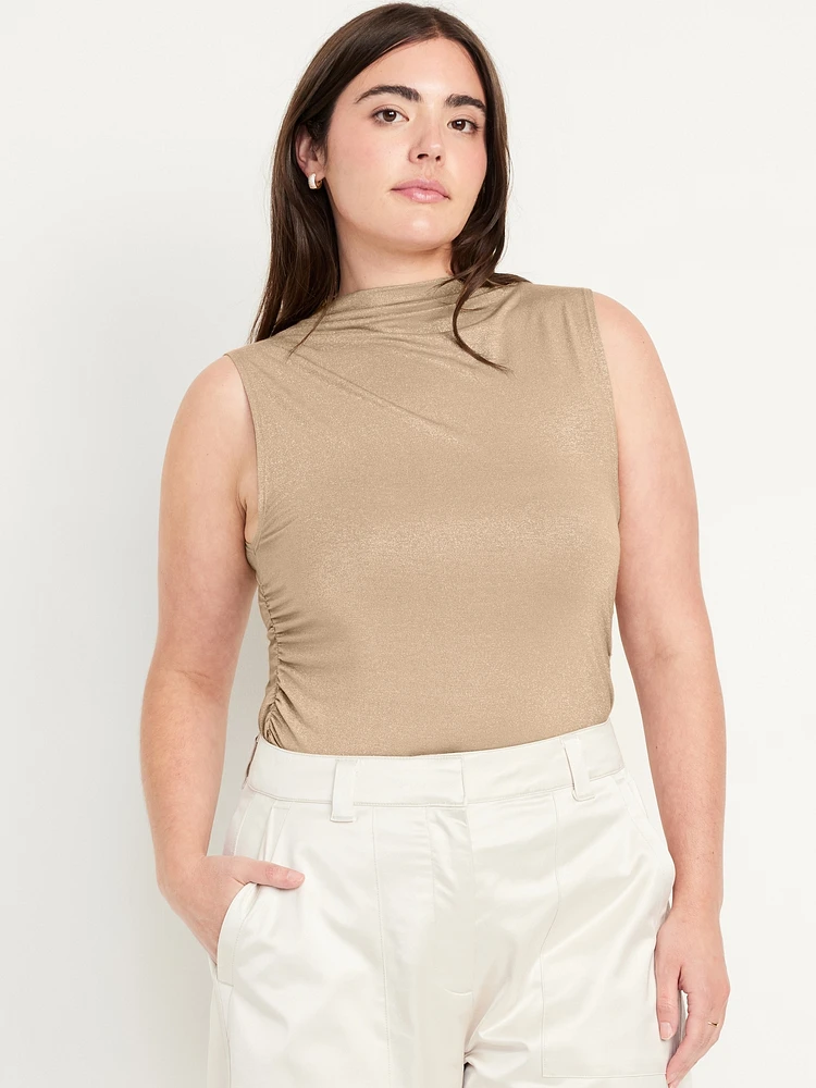 Ruched Shine Top