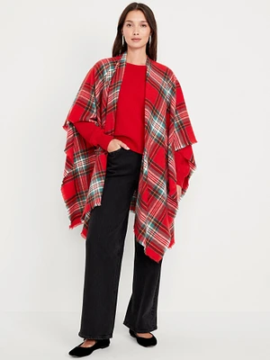 Flannel Poncho