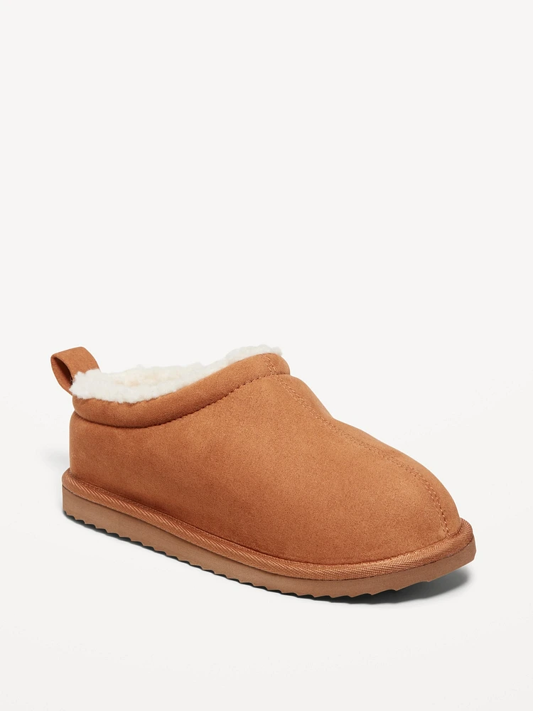 Faux-Suede Mule Slippers for Boys