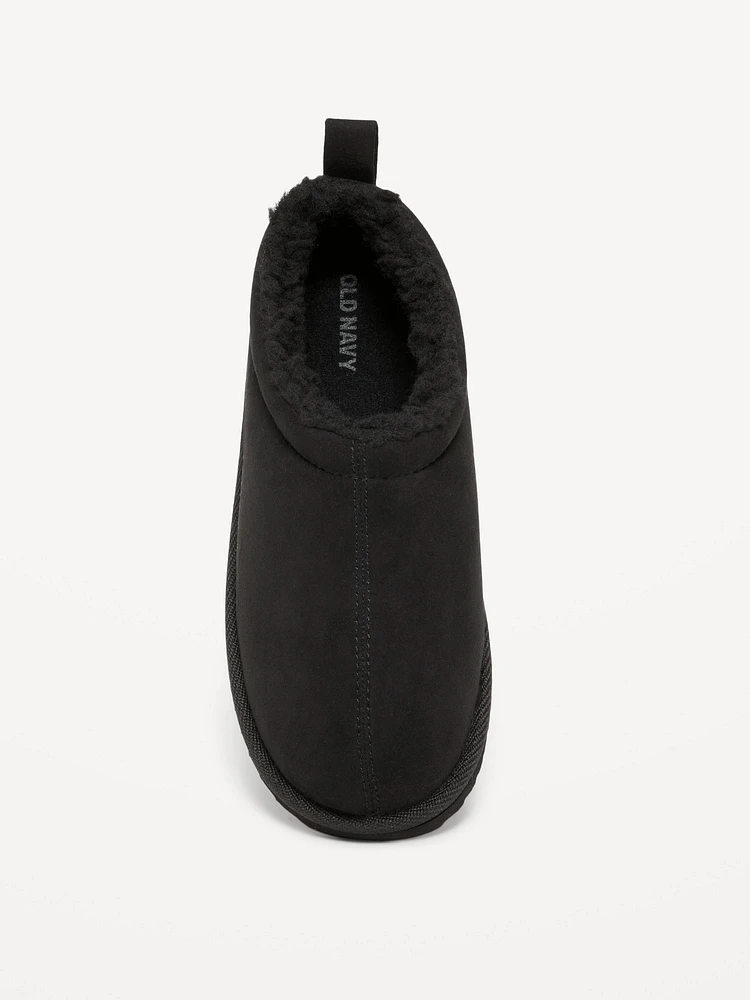 Faux-Suede Mule Slippers for Boys