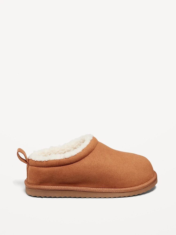 Faux-Suede Mule Slippers for Boys