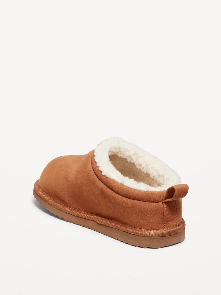 Faux-Suede Mule Slippers for Boys