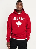 Oversized Canada Logo Pullover Hoodie