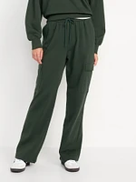 Extra High-Waisted SoComfy Cargo Wide-Leg Sweatpants