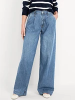 Extra High-Waisted Baggy Wide-Leg Trouser Jeans