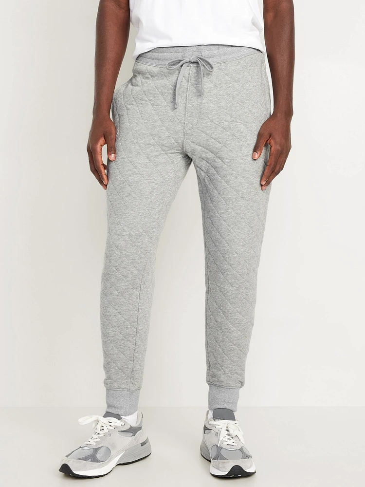 Loose Quilted Fleece Joggers