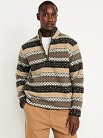 Sherpa Fair Isle Quarter Zip