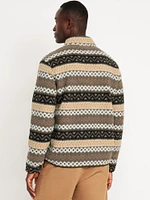 Sherpa Fair Isle Quarter Zip