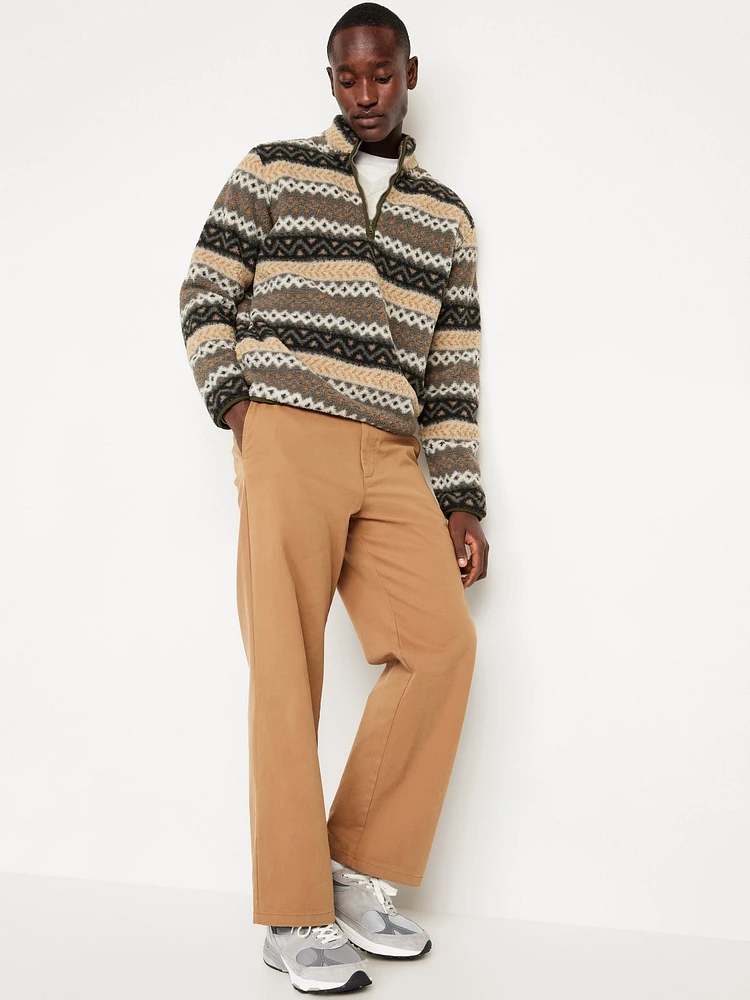 Sherpa Fair Isle Quarter Zip